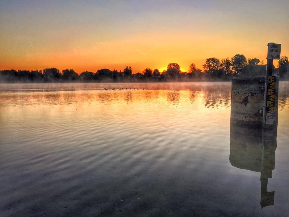 Mahlsdrof LIVE -Der Habermannsee an einem frühen Morgen vor drei Jahren.
